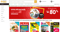 Desktop Screenshot of abonnement-magazine.fnac.com