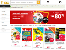 Tablet Screenshot of abonnement-magazine.fnac.com